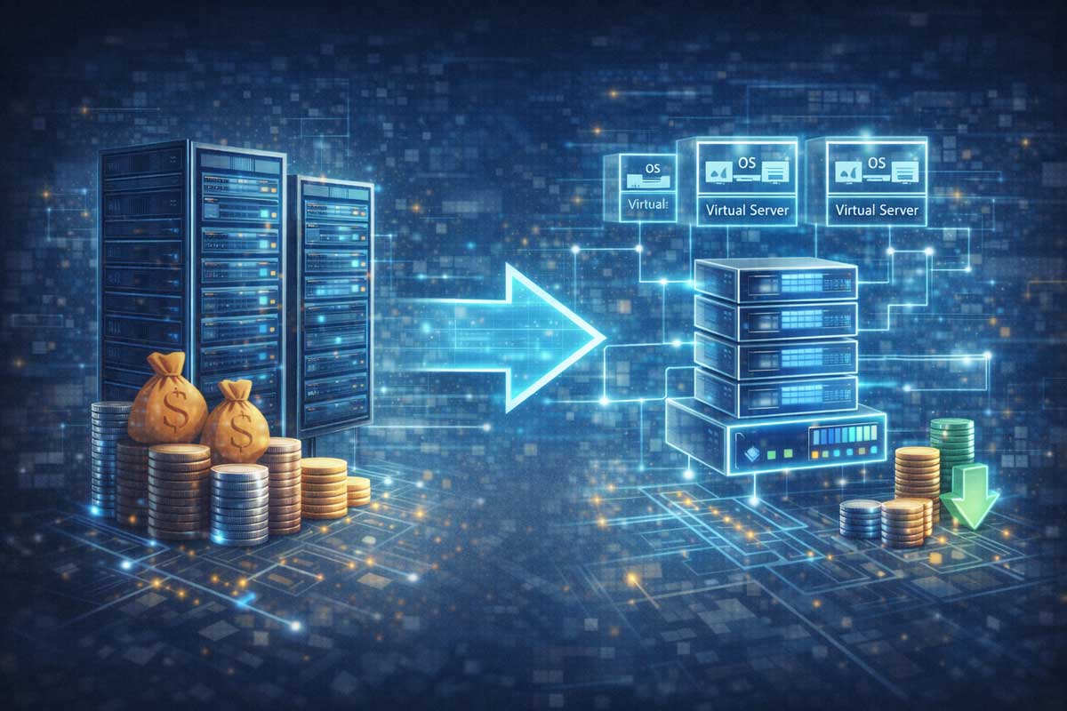 Віртуалізація серверів як спосіб зменшити ІТ-витрати
